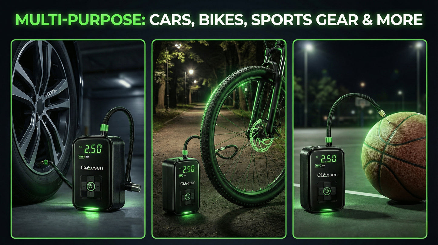 Portable Air Compressor with Auto Stop – 150 PSI Power